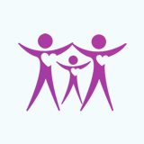 Au pair and family matching icon family